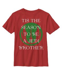 Детская футболка «Звёздные войны. Это сезон» для мальчика — брат-джедай Disney Lucasfilm