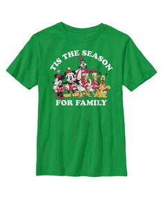 Детская футболка для всей семьи «Сезон Микки и друзей» для мальчиков Disney