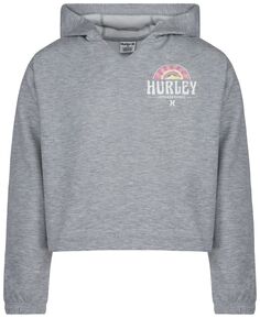 Пуловер с капюшоном и зубцами для больших девочек Hurley