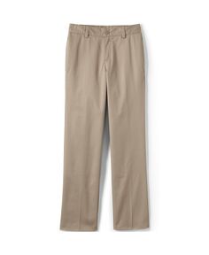 Школьная форма для мальчиков, приталенные брюки из смешанного железа до колена, простые передние брюки Lands&apos; End