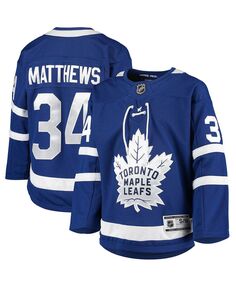 Домашняя майка игрока Premier Player Big Boys Auston Matthews Blue Toronto Maple Leafs Outerstuff