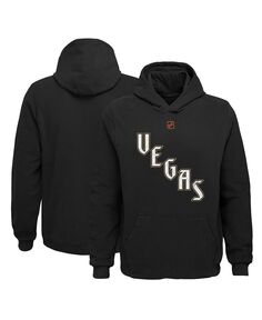Флисовый пуловер с капюшоном Big Boys Black Vegas Golden Knights Special Edition 2.0 с основным логотипом Outerstuff