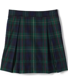 Школьная форма для девочек, клетчатая плиссированная юбка до колена Lands&apos; End