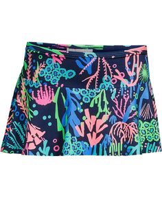 Детская мини-юбка для плавания больших размеров для девочек, плавки для плавания Lands&apos; End