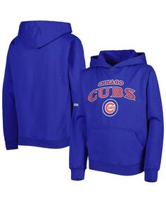 Пуловер с капюшоном Big Boys Royal Chicago Cubs Center Stitches