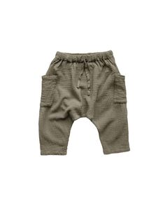 Укороченные муслиновые брюки из органического хлопка для мальчиков и девочек The Simple Folk