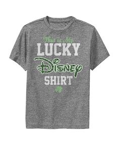 Детская футболка для мальчиков «Это моя счастливая рубашка» Disney