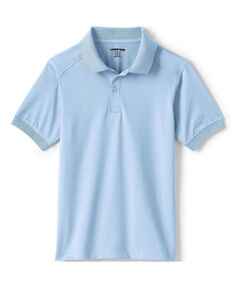 Школьная форма, детская рубашка-поло с короткими рукавами и быстрым высыханием Lands&apos; End