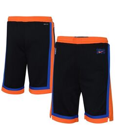 Черные фирменные шорты Big Boys New York Knicks 2022/23 City Edition Swingman Jordan