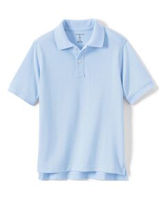 Школьная форма Детская сетчатая рубашка-поло с короткими рукавами Lands&apos; End