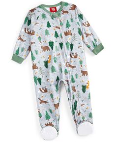 Цельная пижама на ножке Baby Forest, созданная для Macy&apos;s Family Pajamas