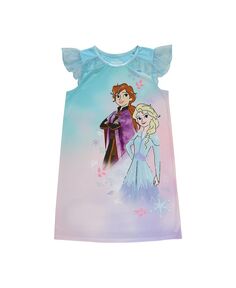 Ночная рубашка с короткими рукавами для больших девочек Frozen