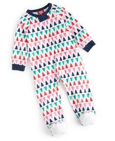 Цельная пижама на ножке Baby Multicolored Trees, созданная для Macy&apos;s Family Pajamas