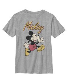 Детская футболка для бега «Микки и друзья Микки Маус» в стиле ретро для мальчиков Disney