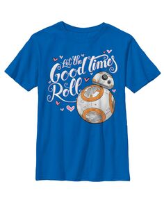 Детская футболка «Звездные войны, пробуждение силы, Валентина, BB-8 Good Times Roll», детская футболка для мальчиков Disney Lucasfilm
