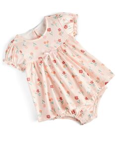 Солнцезащитный костюм с юбкой и цветочным принтом для маленьких девочек, созданный для Macy&apos;s First Impressions