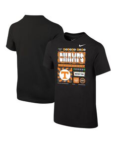 Черная футболка Big Boys Tennessee Volunteers 2022 Orange Bowl Champions в раздевалке Nike