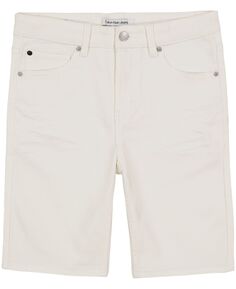 Джинсы для больших мальчиков с 5 карманами Цветные джинсовые шорты Calvin Klein