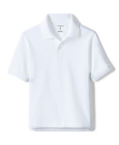 Школьная форма, детская рубашка-поло с короткими рукавами и интерлоком Lands&apos; End