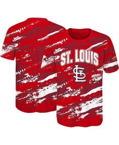 Красная футболка Big Boys and Girls St. Louis Cardinals крадет домашнюю футболку Outerstuff