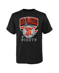 Черная футболка для мальчиков и девочек San Francisco Giants Ninety Seven Outerstuff
