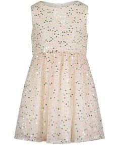 Платье без рукавов с блестками и пайетками для больших девочек Calvin Klein