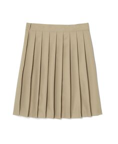 Плиссированная юбка средней длины с регулируемой талией для маленьких девочек French Toast