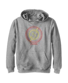 Детская толстовка с капюшоном The Flash Neon Lightning Bolt Stamp для мальчиков DC Comics