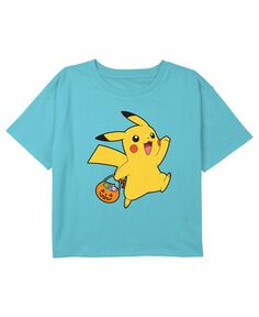 Детская футболка с изображением Покемона «Кошелёк или жизнь Пикачу» для девочек Nintendo