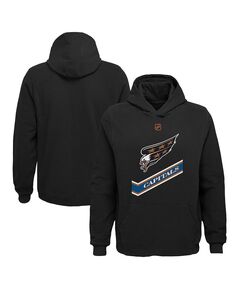 Черный флисовый пуловер с капюшоном с основным логотипом Big Boys Washington Capitals Special Edition 2.0 Outerstuff