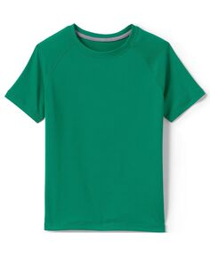 Детская школьная форма для мальчиков, футболка с короткими рукавами для активного спортзала Lands&apos; End