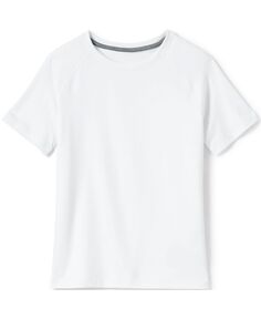 Детская школьная форма для мальчиков, футболка с короткими рукавами для активного спортзала Lands&apos; End