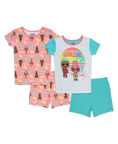 Пижамы для больших девочек LOL Surprise, комплект из 4 предметов LOL Surprise!