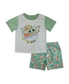 Пижамы для маленьких мальчиков, комплект из 2 предметов The Mandalorian