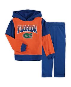 Комплект из толстовки и брюк Little Boys Orange, Royal Florida Gators Sideline Genuine Stuff