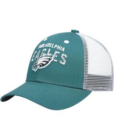 Полуночно-зеленая и белая кепка Philadelphia Eagles Core с застежкой на спине для мальчиков и девочек дошкольного возраста Snapback Outerstuff
