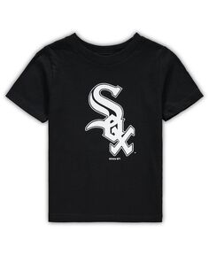 Черная футболка с логотипом основной команды Chicago White Sox для мальчиков и девочек для малышей Outerstuff