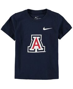 Темно-синяя футболка с логотипом Arizona Wildcats для мальчиков и девочек для малышей Nike