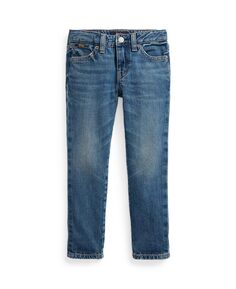 Узкие джинсы-бойфренды Astor для маленьких и маленьких девочек Polo Ralph Lauren
