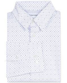 Классическая рубашка узкого кроя Big Boys с логотипом в горошек Calvin Klein