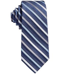 Полосатый галстук на молнии для мальчиков с драгоценными камнями Calvin Klein