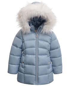 Тяжелая стадионная куртка для малышей и девочек Michael Kors