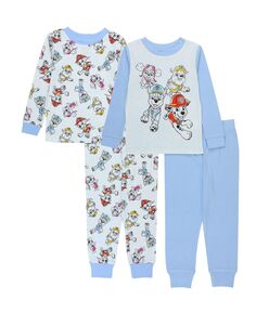 Пижамы для маленьких мальчиков, комплект из 4 предметов PAW Patrol