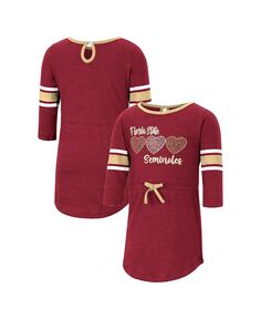Платье в полоску с вышивкой из граната для маленьких девочек, семинолы штата Флорида Colosseum