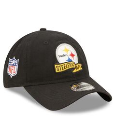 Черная регулируемая кепка Sideline 9TWENTY для мальчиков для малышей Pittsburgh Steelers 2022 Sideline 9TWENTY New Era