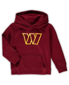 Бордовый пуловер с капюшоном и логотипом команды Washington Commanders для мальчиков и девочек для малышей Outerstuff