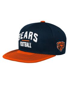 Темно-синяя шляпа Snapback с замком и замком для мальчиков дошкольного возраста Chicago Bears Outerstuff