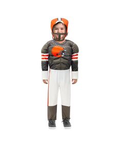 Коричневый костюм для мальчиков Cleveland Browns Game Day для маленьких мальчиков Jerry Leigh