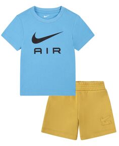 Футболка и шорты Air для маленьких мальчиков, комплект из 2 предметов Nike