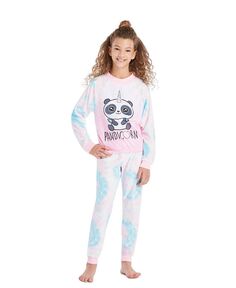 Пижамный комплект из двух предметов для девочек: детская одежда для сна, пижамный комплект с длинными рукавами и длинными брюками Jellifish Kids